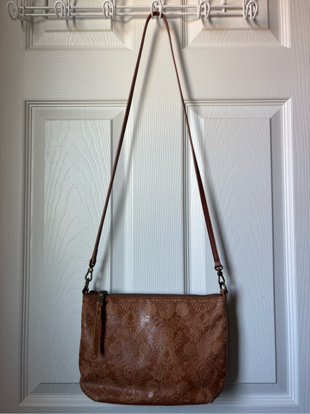 The Sak Leather Tooled Floral Boho Bag - Picture 2 of 11